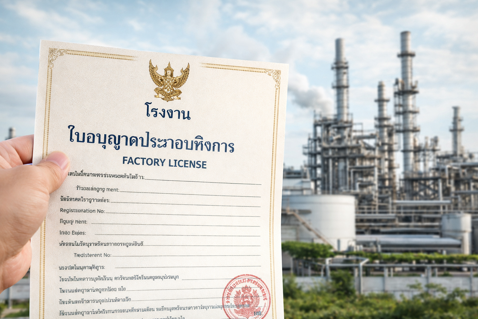 泰国工厂许可证：制造业长期合规中最基础的一环